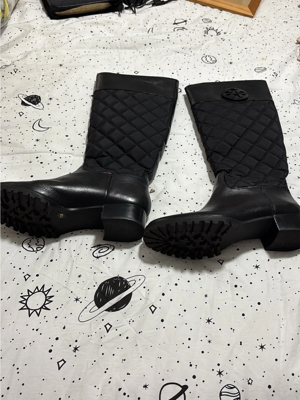 Tory Burch quilted shaft